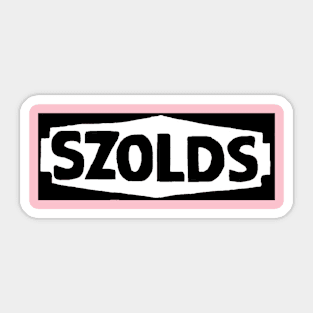 Vintage Szolds Sign Sticker